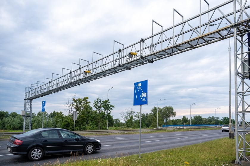 Aleja Sobieskiego i urządzenia odcinkowego pomiaru prędkości, czerwiec 2024